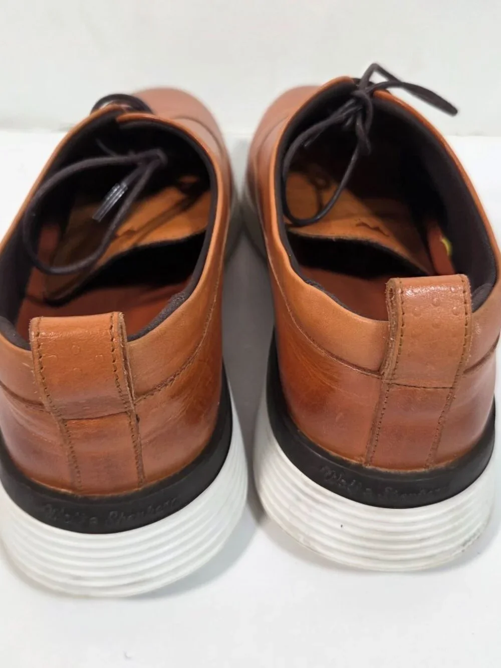Wolf & Shepherd Crossover Longwing Brown Leather Shoes 8.5 Quiet Luxury